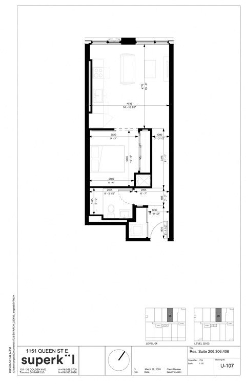 floor plan of the upper level of the house